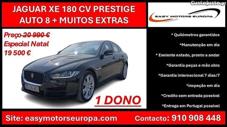Preto Usado 2016 Jaguar XE Prestige Sedan | € 20.990 (Preço elevado) - Imagem 1/1