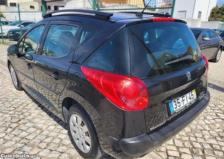 Preto Usado 2008 Peugeot 207 Carrinha | € 3.900 (Bom preço) - Imagem 1/1