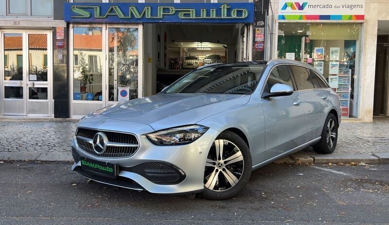Cinza Usado 2022 Mercedes C220 Avantgarde Carrinha | € 43.300 (Caro) - Imagem 1/4