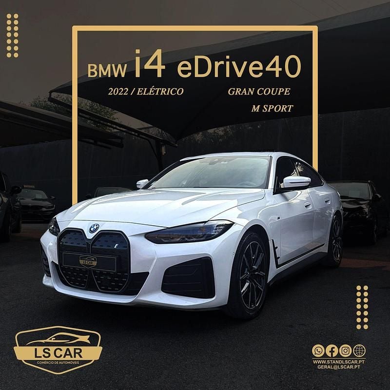 Branco Usado 2022 BMW i4 Sedan | € 52.900 - Imagem 1/4
