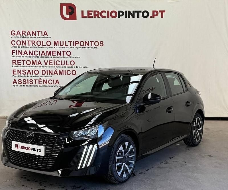 Preto Novo 2025 Peugeot 208 Style Citadino | € 18.950 (Super Preço) - Imagem 1/4