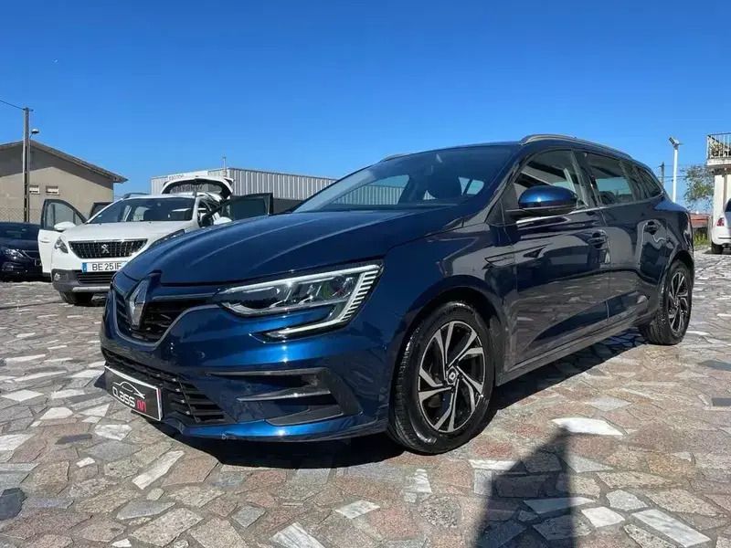 Azul Usado 2020 Renault Mégane GrandTour Zen Carrinha | € 15.850 (Preço justo) - Imagem 1/4