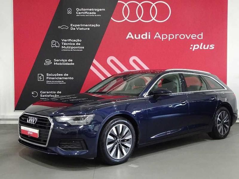 Azul Usado 2021 Audi A6 Carrinha | € 34.990 - Imagem 1/4