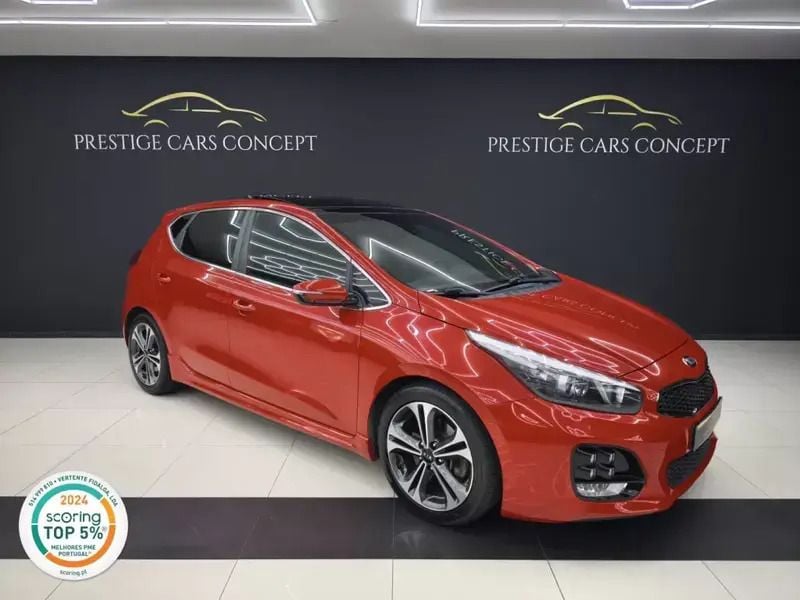 Vermelho Usado 2018 Kia Ceed GT GT-Line Citadino | € 14.950 - Imagem 1/4