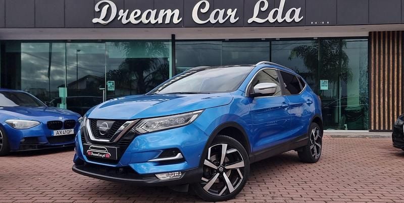 Azul Usado 2018 Nissan Qashqai Tekna SUV | € 18.500 (Preço justo) - Imagem 1/4