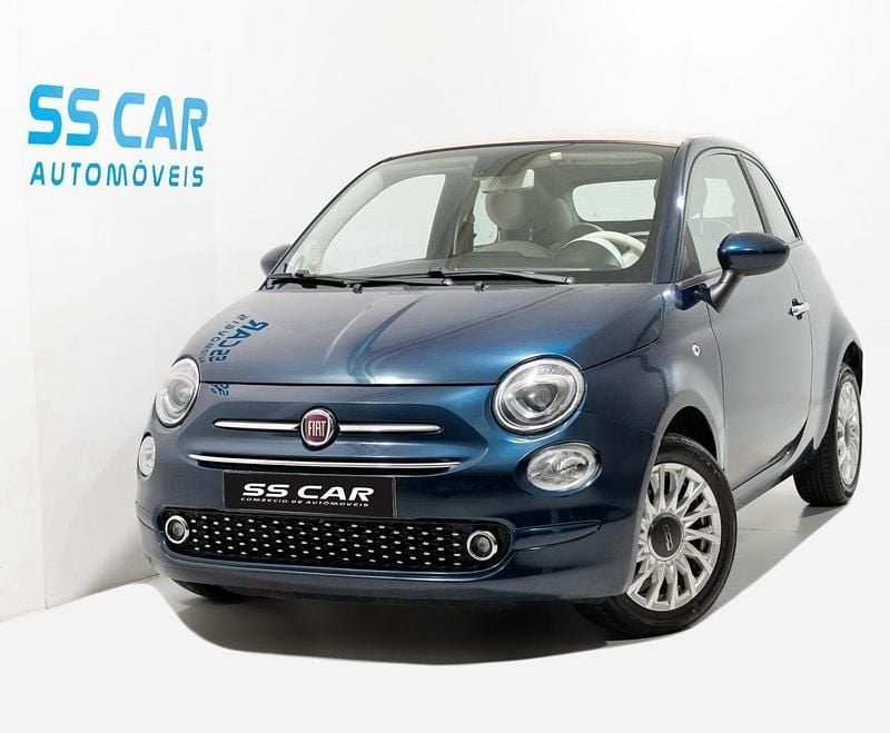 Azul Usado 2020 Fiat 500C Cabrios | € 8.990 (Bom preço) - Imagem 1/4