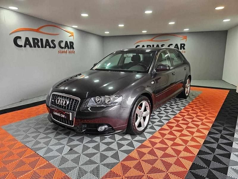 Preto Usado 2008 Audi A3 S-Line Citadino | € 10.990 (Preço justo) - Imagem 1/4