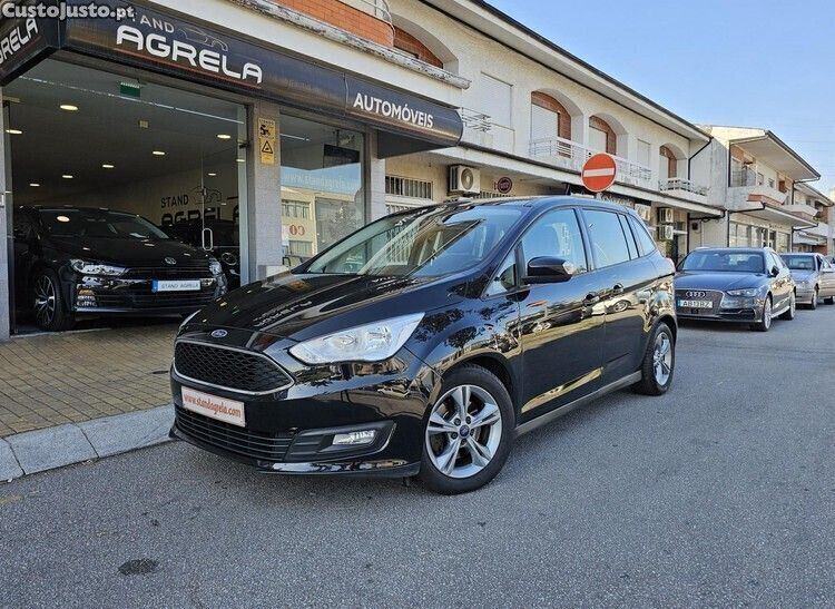 Preto Usado 2017 Ford Grand C-Max Trend+ Monovolume | € 12.900 - Imagem 1/1