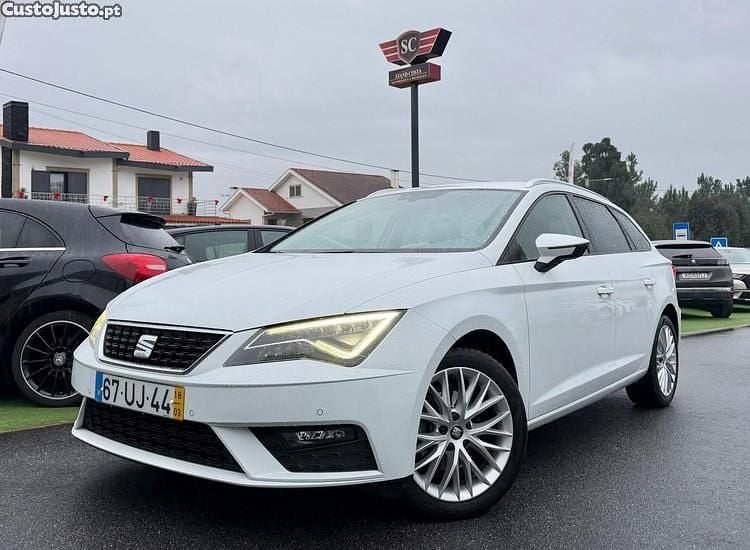 Branco Usado 2018 Seat Leon Style Carrinha | € 13.800 (Preço justo) - Imagem 1/1