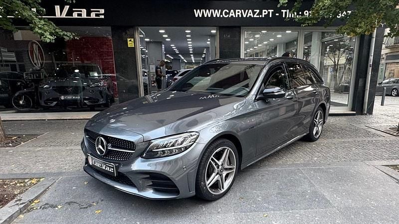 Cinza Usado 2021 Mercedes C300 AMG line Carrinha | € 29.950 (Bom preço) - Imagem 1/4