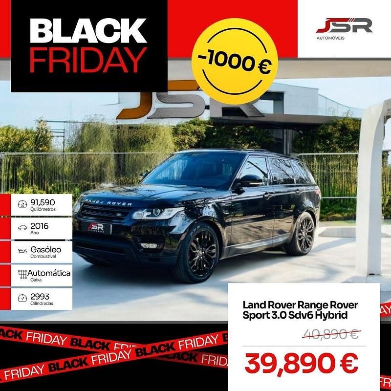 Preto Usado 2016 Land Rover Range Rover SUV | € 39.890 - Imagem 1/4