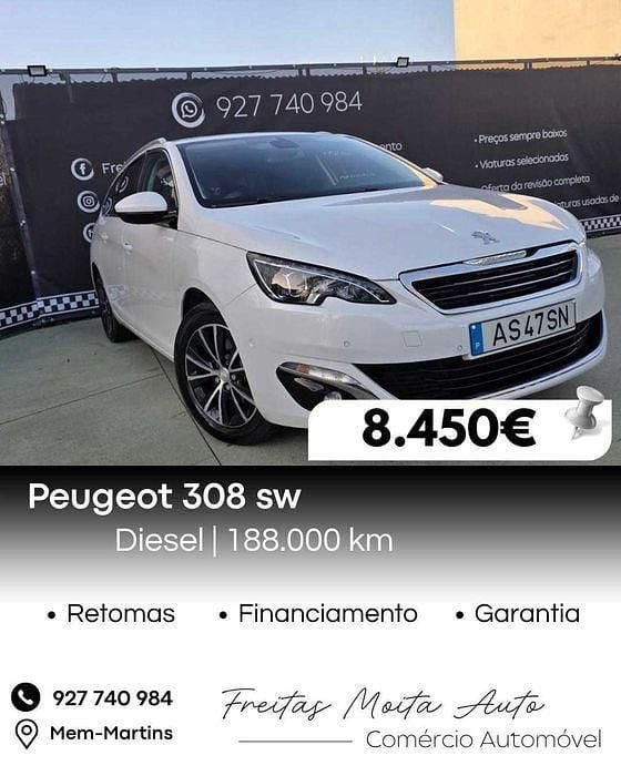 Usado 2014 Peugeot 308 SW Carrinha | € 8.450 (Bom preço) - Imagem 1/4