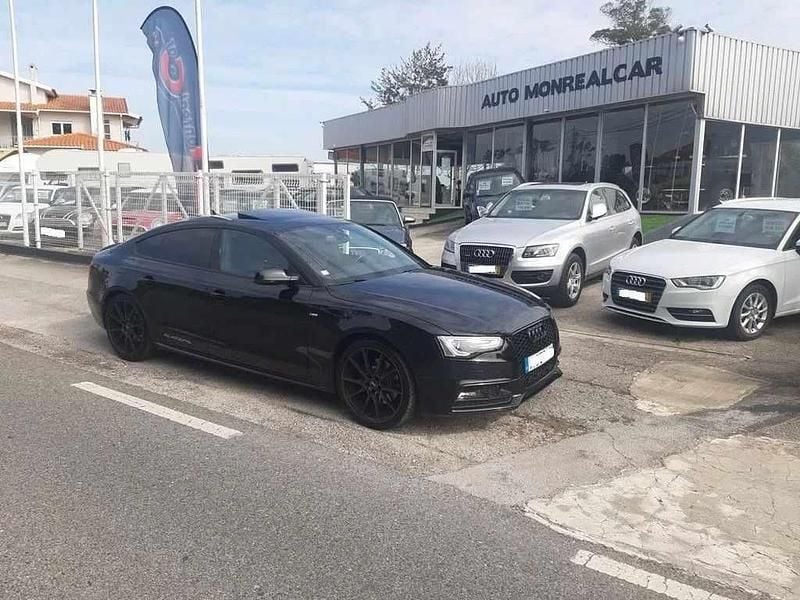 Preto Usado 2014 Audi A5 Sportback S-Line Citadino | € 24.900 - Imagem 1/4