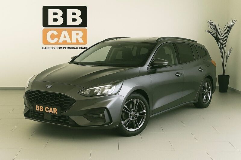 Cinza Usado 2020 Ford Focus ST-Line Carrinha | € 18.900 (Preço justo) - Imagem 1/4