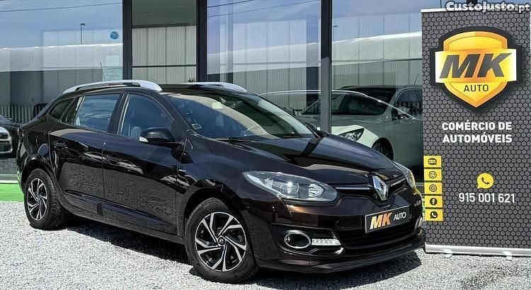 Castanho Usado 2015 Renault Mégane GrandTour LIMITED Carrinha | € 10.500 (Preço justo) - Imagem 1/1