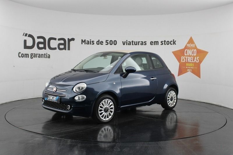 Usado Fiat 500C Lounge 70 HP (51 kW) 2020 Azul Cabrios