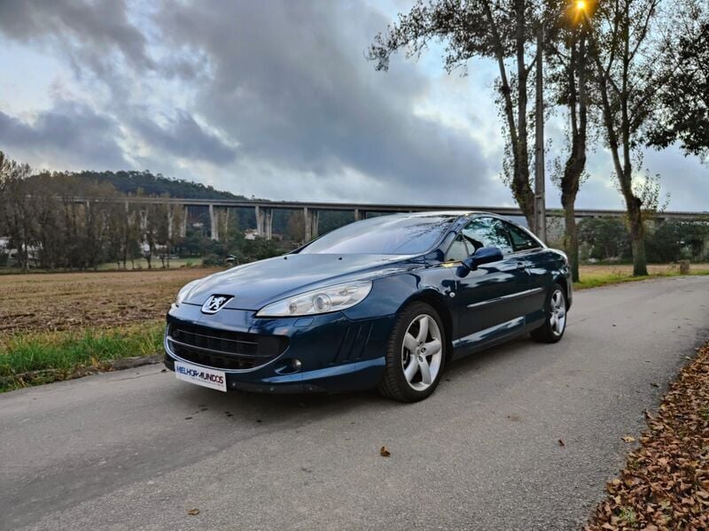 Azul escuro Usado 2008 Peugeot 407 Coupe Coupé | € 9.750 - Imagem 1/4