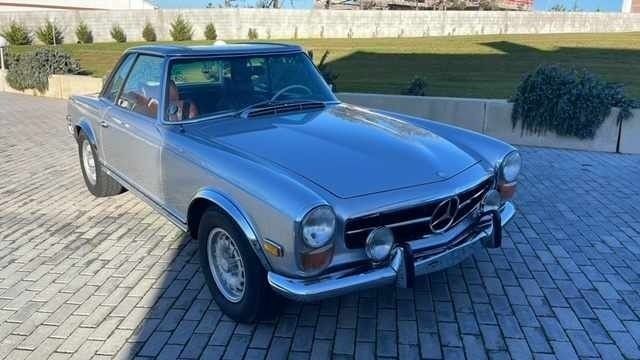 Cinzento Usado 1970 Mercedes SL280 Cabrios | € 53.000 - Imagem 1/4
