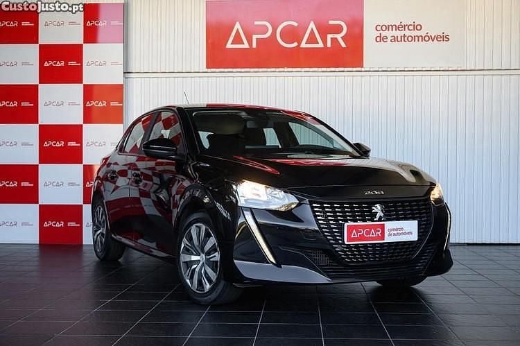 Preto Usado 2022 Peugeot 208 Active Citadino | € 13.500 (Bom preço) - Imagem 1/1