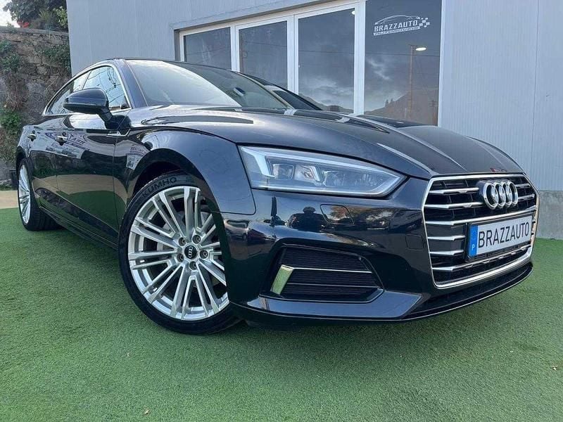 Azul Usado 2017 Audi A5 Sportback | € 26.000 (Bom preço) - Imagem 1/4