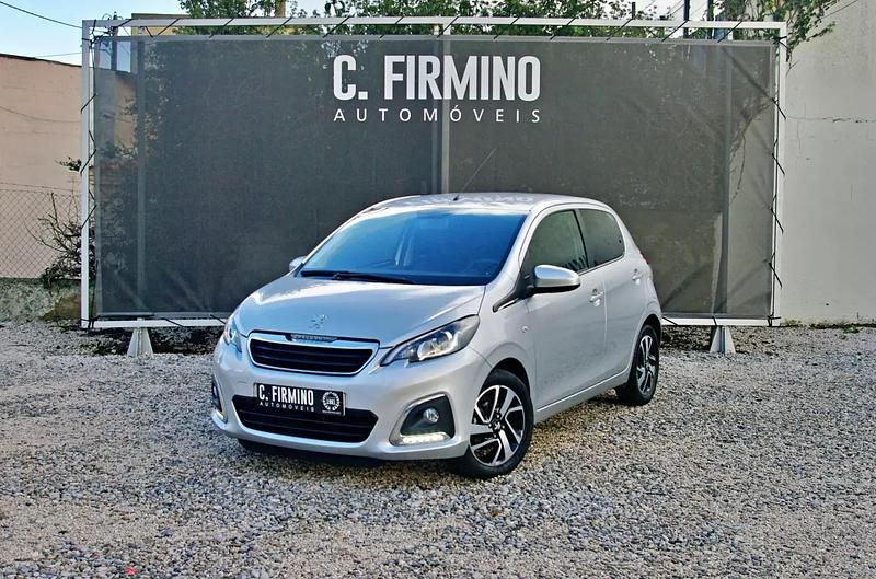 Cinza prata Usado 2019 Peugeot 108 Style | € 10.750 - Imagem 1/4