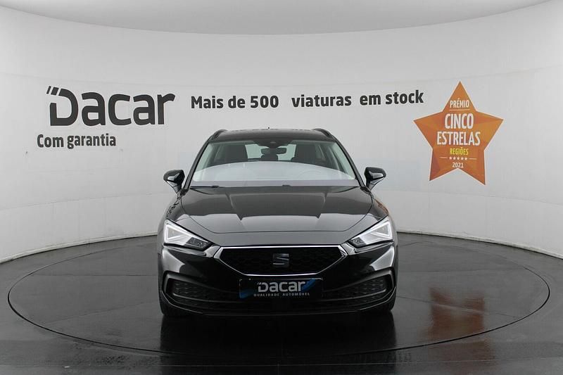 Usado Seat Leon Style 110 HP (80 kW) 2022 Preto Carrinha