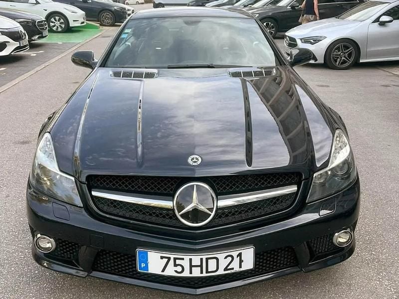 Preto Usado 2008 Mercedes SL63 AMG AMG Cabrios | € 85.000 - Imagem 1/4