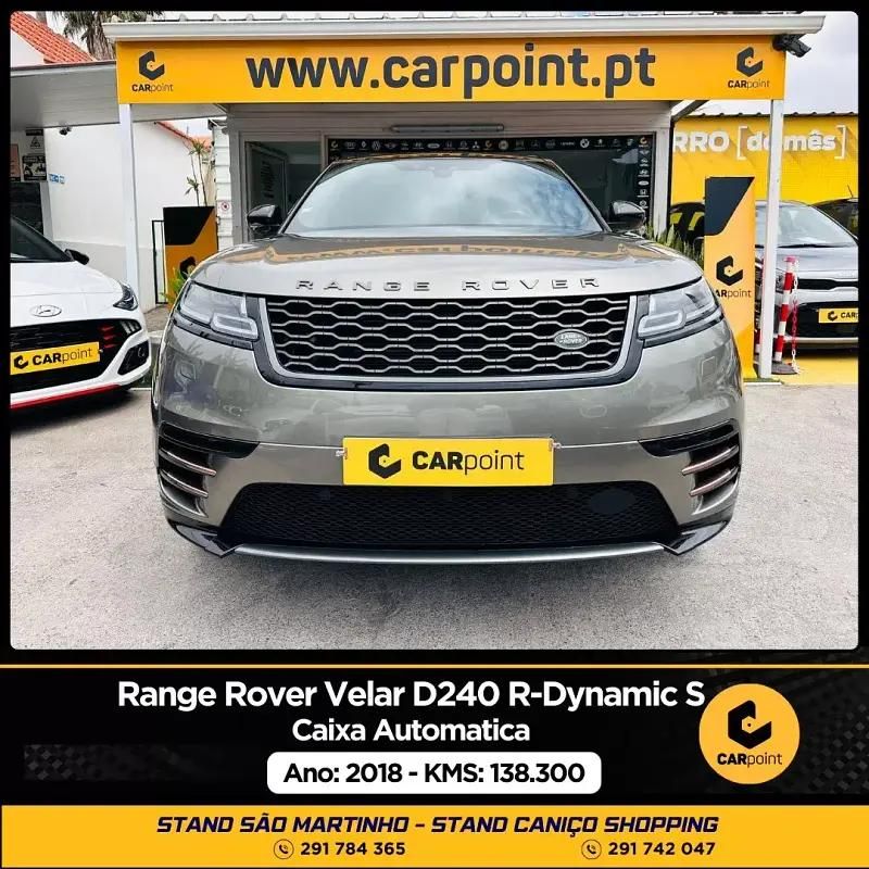 Cinzento Usado 2018 Land Rover Range Rover Velar R-Dynamic SUV | € 41.900 (Preço justo) - Imagem 1/4