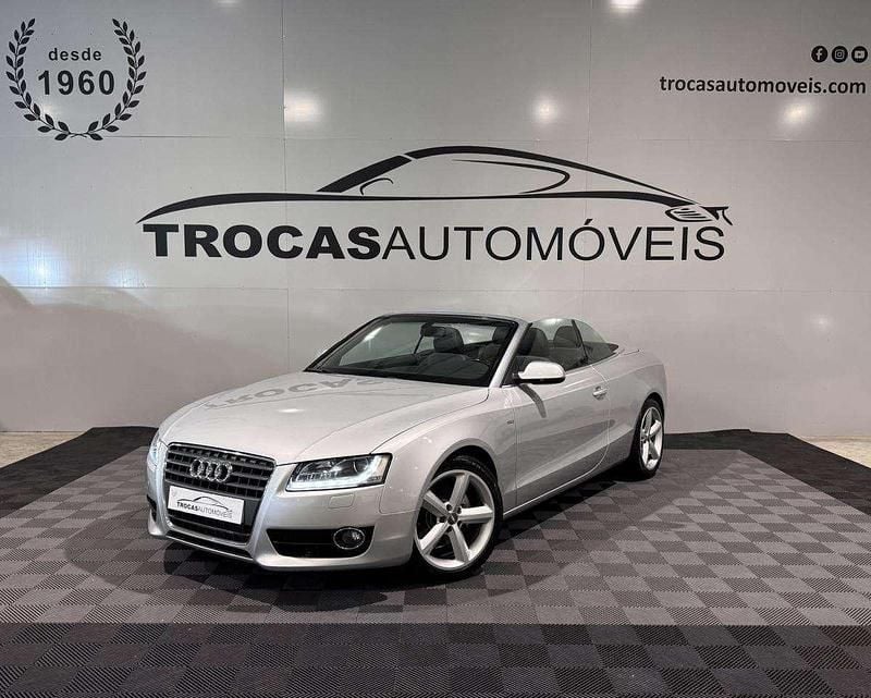 Usado Audi A5 211 HP (155 kW) 2009 Cinzento Cabrios