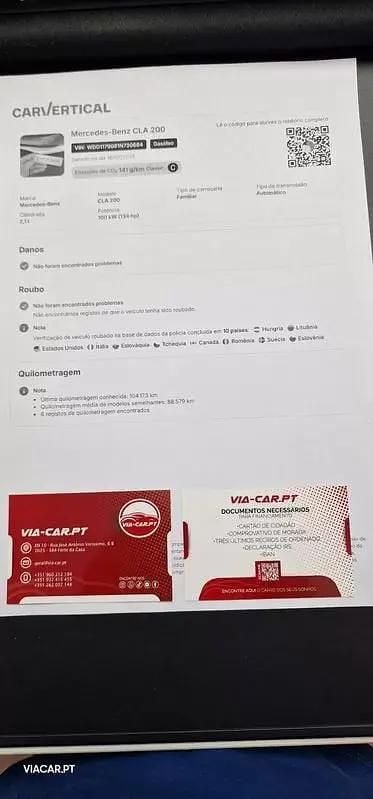 Usado Mercedes CLA200 Shooting Brake Urban 136 HP (100 kW) 2018 Cinzento Carrinha