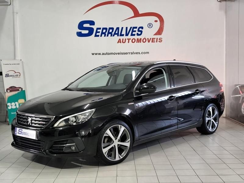 Usado Peugeot 308 SW 120 HP (88 kW) 2018 Preto Carrinha