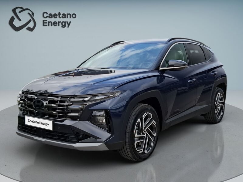 Sailing blue/teto preto (metalizada) Usado 2025 Hyundai Tucson SUV | € 42.490 (Caro) - Imagem 1/4