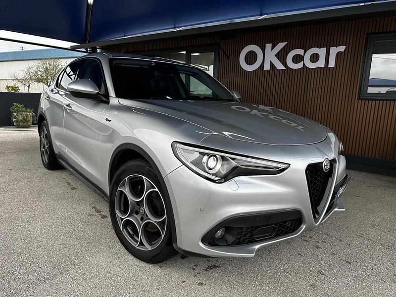 Cinza Usado 2021 Alfa Romeo Stelvio Sprint SUV | € 31.900 (Preço justo) - Imagem 1/4