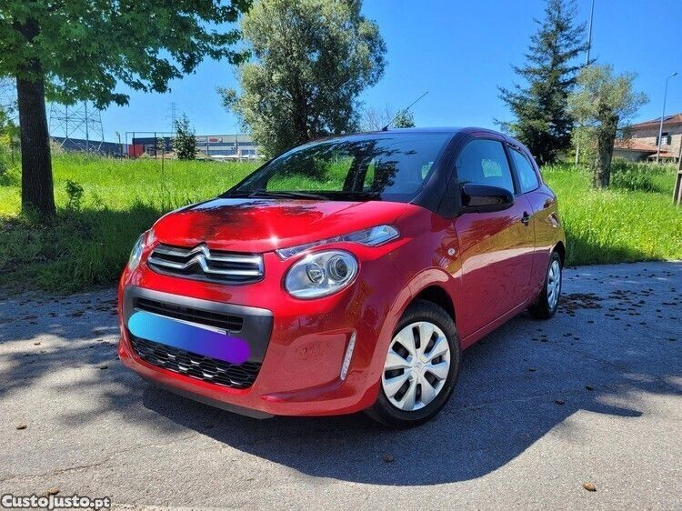 Usado Citroën C1 Seduction 68 HP (50 kW) 2014 Vermelho Citadino