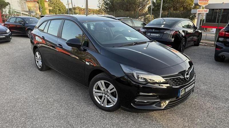 Preto Usado 2021 Opel Astra Business Edition Carrinha | € 11.640 (Preço elevado) - Imagem 1/4