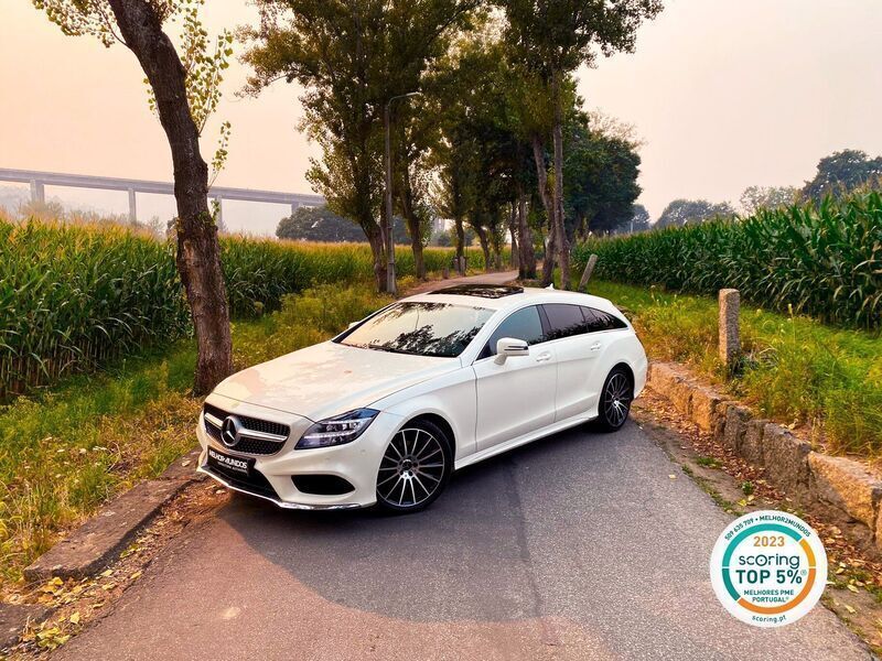 Branco Usado 2016 Mercedes CLS220 Shooting Brake Edition Carrinha | € 33.400 - Imagem 1/4