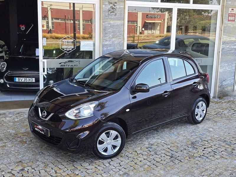 Preto Usado 2015 Nissan Micra Acenta Citadino | € 7.950 (Preço justo) - Imagem 1/4