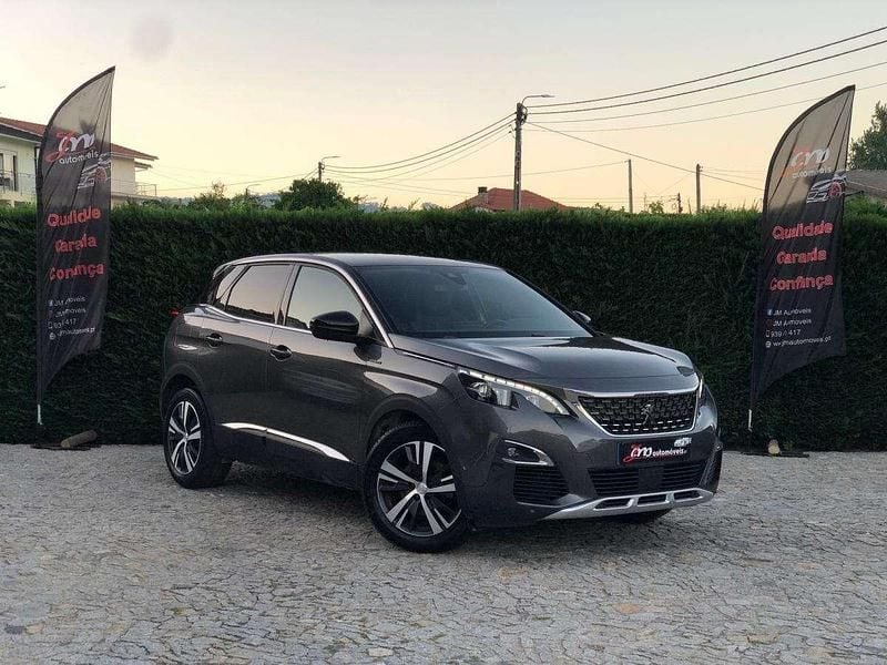 Cinza Usado 2017 Peugeot 3008 GT-line SUV | € 14.495 (Preço justo) - Imagem 1/4