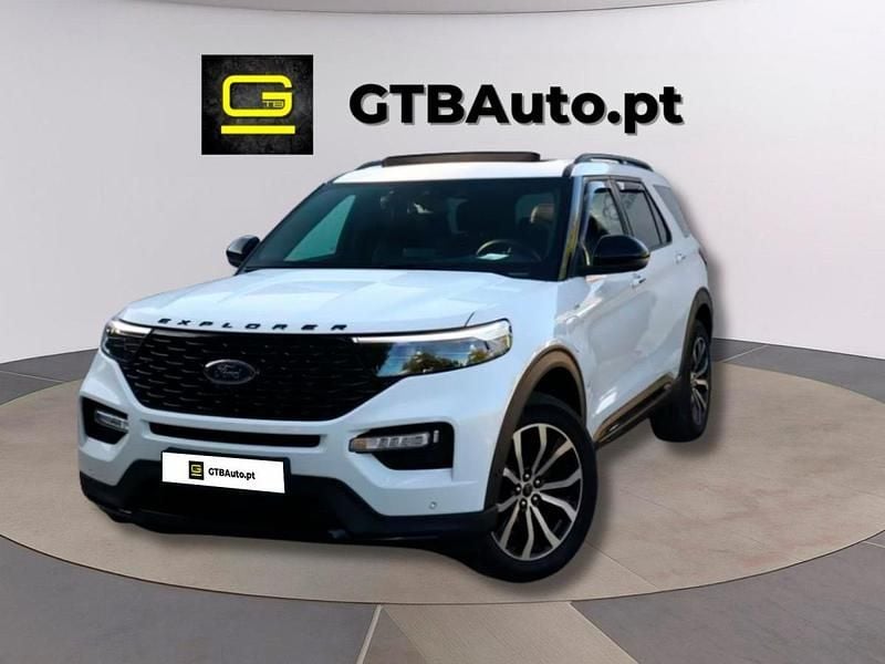 Branco Usado 2021 Ford Explorer ST-Line SUV | € 50.900 - Imagem 1/4