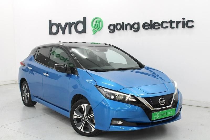 Azul Usado 2021 Nissan Leaf N-Connecta Citadino | € 11.900 (Bom preço) - Imagem 1/4