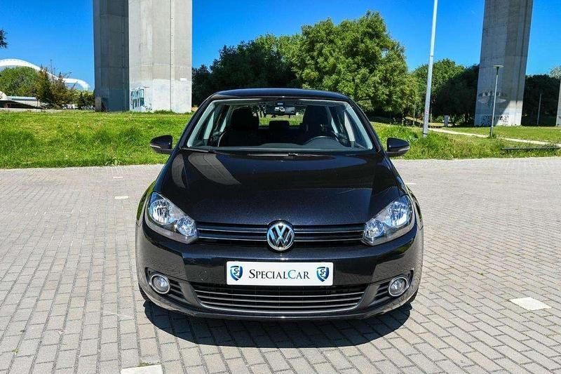 Usado VW Golf VI 105 HP (77 kW) 2009 Preto Citadino