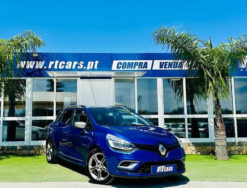 Usado Renault Clio IV 120 HP (88 kW) 2017 Azul Carrinha