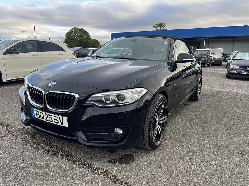 Preto Usado 2015 BMW 220 M Sport Cabrios | € 22.000 (Preço justo) - Imagem 1/4