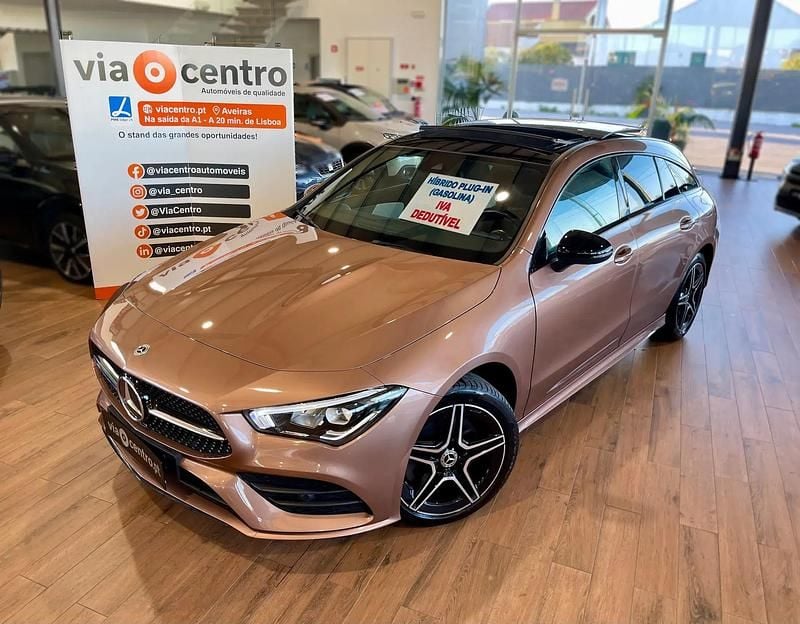Usado Mercedes CLA250e Shooting Brake AMG line 218 HP (160 kW) 2022 Castanho Carrinha