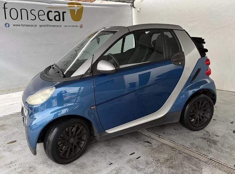 Azul Usado 2008 Smart ForTwo Cabrio Passion Cabrios | € 4.990 (Preço justo) - Imagem 1/4
