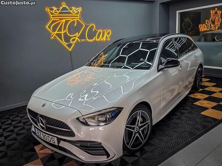 Branco Usado 2022 Mercedes C220 AMG line Carrinha | € 41.990 (Caro) - Imagem 1/1