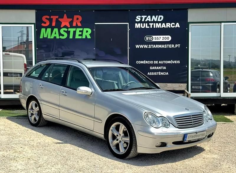 Cinzento Usado 2001 Mercedes C270 Citadino | € 7.450 - Imagem 1/4