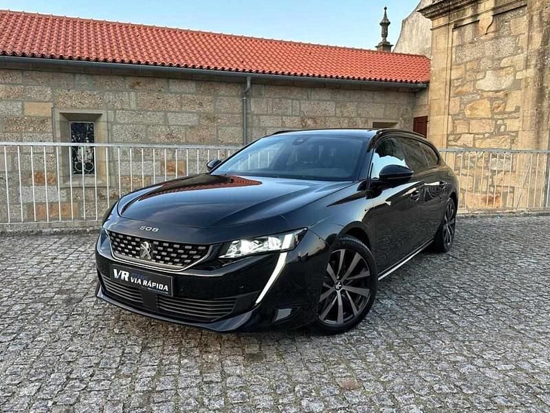 Preto Usado 2020 Peugeot 508 GT-line Carrinha | € 22.490 (Preço justo) - Imagem 1/4