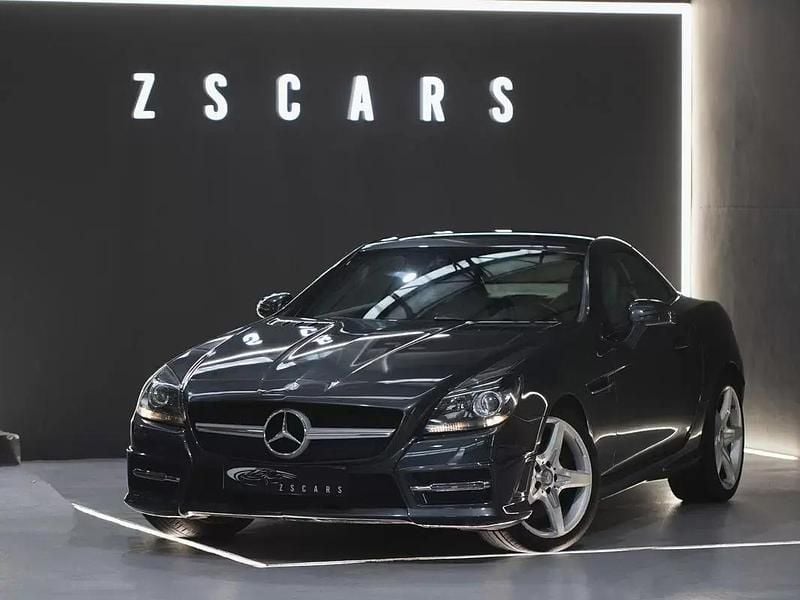 Cinza antracite Usado 2014 Mercedes SLK250 Cabrios | € 29.990 - Imagem 1/4