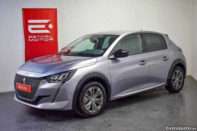 Cinza Usado 2022 Peugeot e-208 Allure Citadino | € 17.750 (Bom preço) - Imagem 1/1